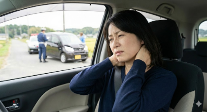 仙北市 交通事故 むち打ち