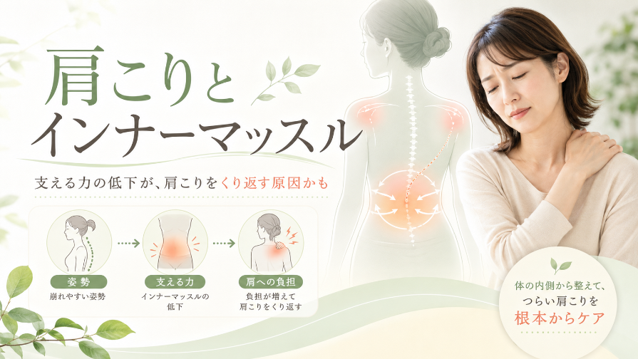 肩こりとインナーマッスル なぎの木整骨院